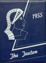 Inman High School 1955 yearbook cover photo