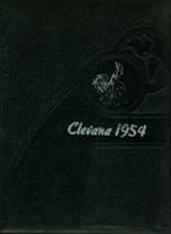 Cleveland High School 1954 yearbook cover photo