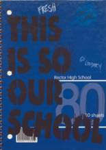 Rector High School 2008 yearbook cover photo