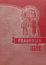 Prague High School 1950 yearbook cover photo