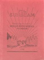 1940 Hollis School Yearbook from Hollis center, Maine cover image
