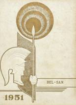 Belmont High School 1951 yearbook cover photo