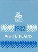 White Plains High School 1982 yearbook cover photo