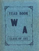 1927 Wilton Academy Yearbook from Wilton, Maine cover image