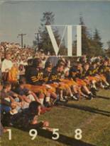 Menlo-Atherton High School 1958 yearbook cover photo