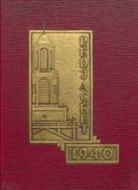 Pawtucket High School 1940 yearbook cover photo