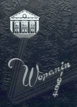 Wahpeton High School 1954 yearbook cover photo