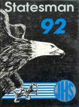 Jefferson High School 1992 yearbook cover photo