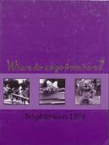 Brighton High School 1999 yearbook cover photo