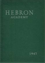 Hebron Academy 1947 yearbook cover photo