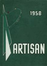 Area High School 1958 yearbook cover photo