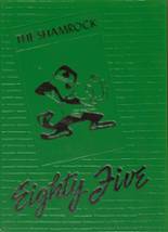 Shamrock High School 1985 yearbook cover photo