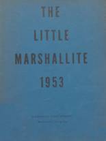 Marshall High School 1953 yearbook cover photo