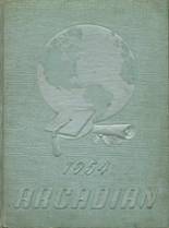 1954 Arcadia High School Yearbook from Arcadia, Ohio cover image