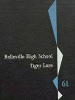 Belleville High School 1961 yearbook cover photo
