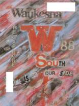 Waukesha High School (thru 1974) 1988 yearbook cover photo