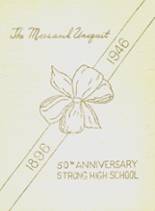 Strong High School 1946 yearbook cover photo