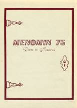 Menomonie High School 1975 yearbook cover photo