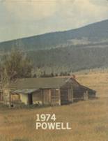 1974 Powell County High School Yearbook from Deer lodge, Montana cover image