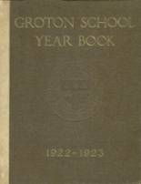 Groton School 1923 yearbook cover photo