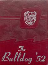 Buda High School 1952 yearbook cover photo