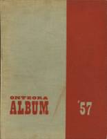 1957 Onteora Central School Yearbook from Boiceville, New York cover image