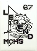 Mineral County High School 1967 yearbook cover photo
