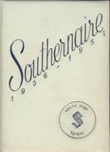 South High School 1957 yearbook cover photo
