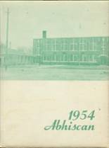 Abbotsford High School 1954 yearbook cover photo