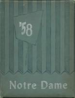 1958 Notre Dame High School Yearbook from Clarksburg, West Virginia cover image