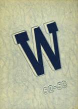 Waller High School 1953 yearbook cover photo