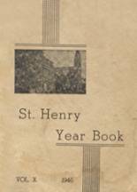St. Henrys High School 1946 yearbook cover photo