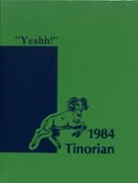 Tinora High School 1984 yearbook cover photo