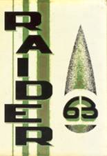 Rider High School 1963 yearbook cover photo