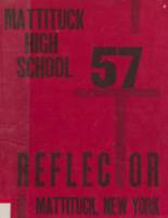 Mattituck-Cutchogue High School 1957 yearbook cover photo