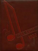 Grove City High School 1952 yearbook cover photo