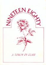 Huntley High School 1980 yearbook cover photo