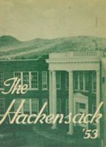 Warrensburg High School 1953 yearbook cover photo