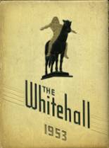 Whitehall High School 1953 yearbook cover photo