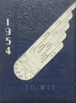 Witt High School 1954 yearbook cover photo