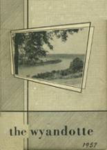 Leavenworth High School 1957 yearbook cover photo