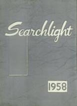 Minot High School 1958 yearbook cover photo