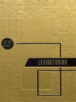 New Lexington High School 1955 yearbook cover photo