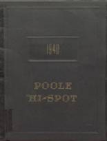 Poole High School 1940 yearbook cover photo