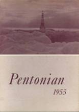Pentwater High School 1955 yearbook cover photo