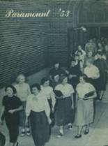 Grandville High School 1953 yearbook cover photo