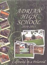 Adrian High School 2011 yearbook cover photo