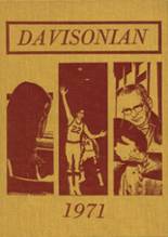 Davison High School 1971 yearbook cover photo