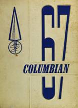 Columbia High School 1967 yearbook cover photo