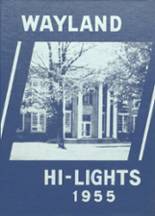 Wayland High School 1955 yearbook cover photo